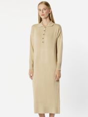 Акція на Плаття міді осіннє жіноче Arber DreSS Polo Wcaddy Wtr-142 W22.04.16.331 XL Бежеве від Rozetka