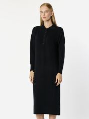 Акція на Плаття міді осіннє жіноче Arber DreSS Polo Wcaddy Wtr-142 W22.06.02.333 XS Чорне від Rozetka