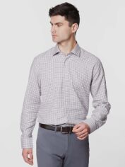 Акція на Сорочка бавовняна чоловіча Arber Slim Fit AN 05.05.10 38-39 Бордова від Rozetka