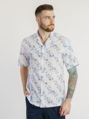 Акція на Сорочка бавовняна літня чоловіча Arber Hawaii Shirt M04.05.01.321 44 Біла від Rozetka