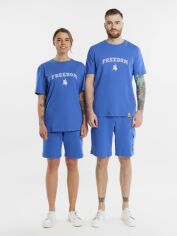 Акція на Футболка бавовняна довга чоловіча Arber T-Shirt Ff19 F13.08.06.311 L Синя від Rozetka