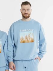 Акція на Світшот оверсайз чоловічий Arber Sweatshirt Un F17.08.25.312 M Синій від Rozetka