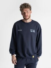Акція на Світшот оверсайз чоловічий Arber Sweatshirt Un F17.08.09.232 XL Синій від Rozetka