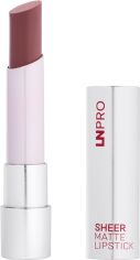 Акція на Невагома матова помада LN Pro Sheer-matte Lipstick №102 3.5 г від Rozetka
