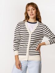 Акція на Кардиган жіночий Lee Cooper Seia-5904 S Білий/Чорний від Rozetka