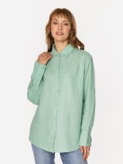 Акція на Сорочка жіноча Lee Cooper Lina-2020 S Зелена від Rozetka