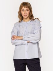 Акція на Сорочка бавовняна жіноча Lee Cooper Murcja-9719 S Блакитна від Rozetka