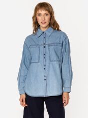 Акція на Сорочка джинсова жіноча Lee Cooper Parla-5015 M Блакитна від Rozetka