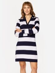 Акція на Плаття коротке літнє жіноче Lee Cooper Niki-5522 XL Темно-синє від Rozetka