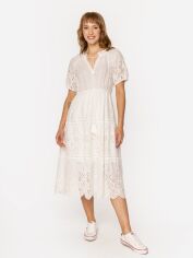 Акція на Плаття міді літнє жіноче Lee Cooper Coria-8283 S Біле від Rozetka
