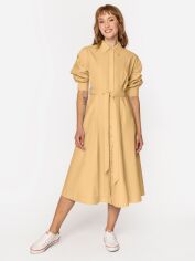 Акція на Плаття-сорочка міді літнє жіноче Lee Cooper Melia-8281 S Гірчичне від Rozetka
