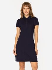 Акція на Плаття-футболка коротке літнє жіноче Lee Cooper Nessa-5520 L Темно-синє від Rozetka