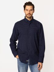 Акція на Сорочка бавовняна чоловіча Lee Cooper New Tenby-KL63 2XL Темно-синя від Rozetka