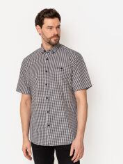 Акція на Сорочка бавовняна літня чоловіча Lee Cooper New Tenby2-KL24 3XL Чорна від Rozetka