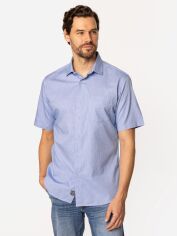 Акція на Сорочка бавовняна літня чоловіча Lee Cooper Windsor2-Ml65 M Блакитна від Rozetka