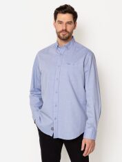 Акція на Сорочка бавовняна чоловіча Lee Cooper New Tenby-KL66 XL Блакитна від Rozetka
