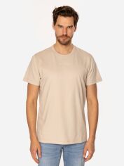 Акція на Футболка бавовняна довга чоловіча Lee Cooper Classic-1160 XL Бежева від Rozetka