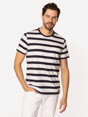 Акція на Футболка бавовняна довга чоловіча Lee Cooper Pocket4-8515 2XL Темно-синя від Rozetka
