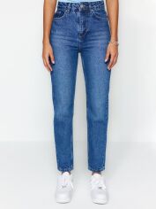 Акція на Джинси Slim Fit жіночі Trendyol TWOSS23JE00085 42 Blue від Rozetka