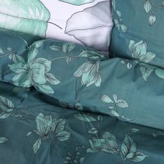 Акція на Підковдра MirSon Ranforce Elite 17-0718 Emerald Foliage 175х210 см від Rozetka