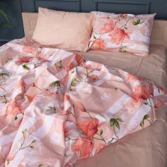 Акція на Підковдра MirSon Полуторна 17-0728 Peach Mist 143х210 см Бязь від Rozetka