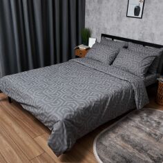 Акція на Комплект постільної білизни Moon&Star King Size 220x240 наволочки 2х70х70 Бязь Gold Люкс Urban Style (MS-820007212) від Rozetka