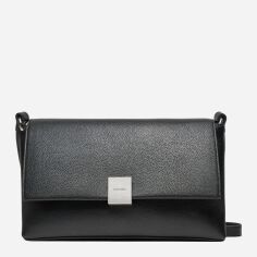 Акція на Сумка крос-боді через плече жіноча середня Calvin Klein K60K612783-BEH Чорна від Rozetka