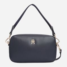 Акція на Сумка крос-боді через плече жіноча маленька Tommy Hilfiger AW0AW17332-0GY Темно-синя від Rozetka
