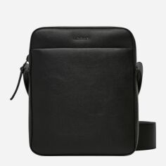 Акція на Сумка планшет чоловіча маленька Calvin Klein K50K512755-BEH Чорна від Rozetka