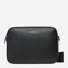 Акція на Сумка крос-боді через плече жіноча маленька Calvin Klein K60K613084-BEH Чорна від Rozetka