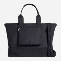 Акція на Сумка шопер чоловіча Calvin Klein K50K513023-BEH Чорна від Rozetka