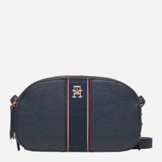 Акція на Сумка крос-боді через плече жіноча маленька Tommy Hilfiger AW0AW16898-DW6 Темно-синя від Rozetka