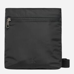 Акція на Сумка планшет чоловіча маленька Calvin Klein K50K513004-BEH Чорна від Rozetka