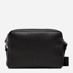 Акція на Сумка крос-боді через плече жіноча маленька Calvin Klein K60K612711-BEH Чорна від Rozetka