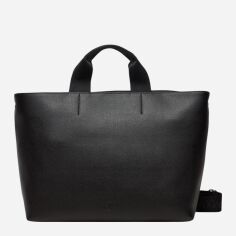 Акція на Сумка шопер жіноча Calvin Klein K60K612710-BEH Чорна від Rozetka