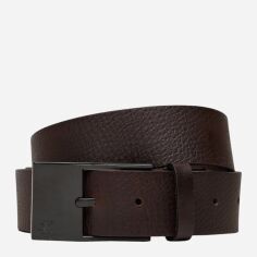 Акція на Ремінь чоловічий з натуральної шкіри Calvin Klein K50K512607-GRP 100 см Коричневий від Rozetka