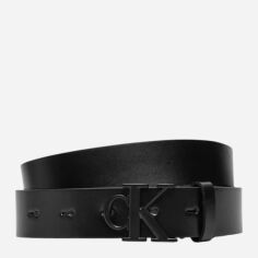 Акція на Ремінь жіночий з натуральної шкіри Calvin Klein K60K613125-BEH 95 см Чорний від Rozetka