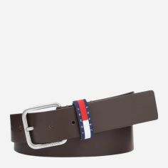 Акція на Ремінь чоловічий з натуральної шкіри Tommy Hilfiger AM0AM12337-GUE 110 см Темно-коричневий від Rozetka