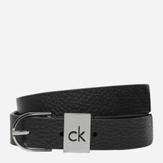 Акція на Ремінь жіночий з натуральної шкіри Calvin Klein K60K612856-BEH 90 см Чорний від Rozetka