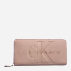 Акція на Гаманець жіночий для карток Calvin Klein Jeans K60K607634-TFQ Світло-рожевий від Rozetka