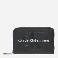 Акція на Гаманець жіночий Calvin Klein Jeans K60K612255-BEH Чорний від Rozetka