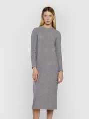 Акція на Плаття міді осіннє жіноче Arber DreSS Knitted W22.04.11.412 40 Сіре від Rozetka