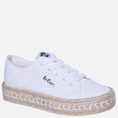 Акція на Жіночі кеди низькі Lee Cooper LCW-25-44-3217L 36 24 см Білі від Rozetka