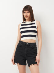 Акція на Футболка жіноча Zara 3519/306 S Біла з чорним від Rozetka