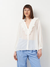 Акція на Блузка жіноча Zara 3564/098 XL Біла від Rozetka
