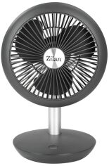 Акція на Настільний вентилятор Zilan ZLN4000 5W Black від Rozetka