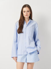 Акція на Сорочка жіноча Zara 2649/054 XS Блакитна від Rozetka