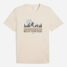 Акція на Футболка довга чоловіча Puma Graphics Outdoor Unisex Tee 52659887 2XL Alpine Snow з принтом від Rozetka