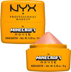 Акція на Хайлайтер для обличчя NYX Professional Makeup A Minecraft Movie 03 Going Gold 8 г від Rozetka