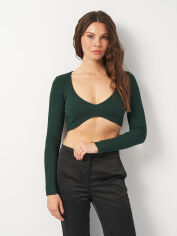 Акція на Футболка жіноча Zara 8584/852 L Зелена від Rozetka